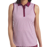 Women's CLOUDSPUN Scallop Sleeveless Polo - Fairway Styles