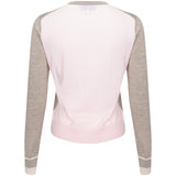 Women's Color Block Merino Wool Sweater
