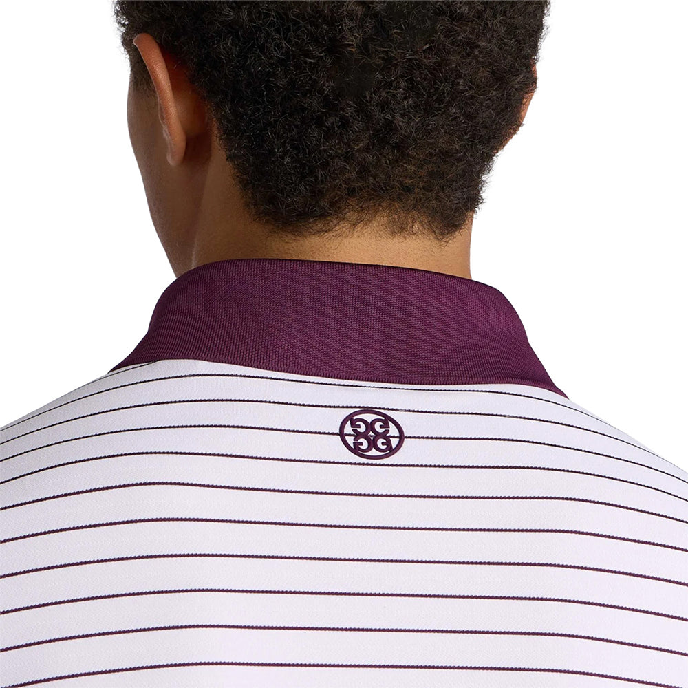 Herringbone Stripe Tech Jersey Polo
