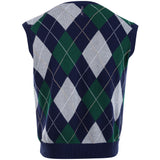 Big Fit Performance Argyle Sweater Vest