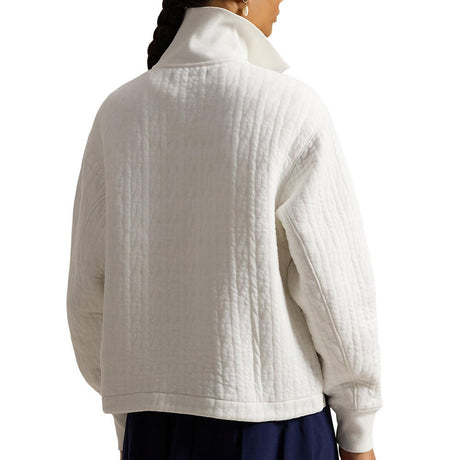 Women's Cable - Quilted 1/4 Zip Pullover - Fairway Styles
