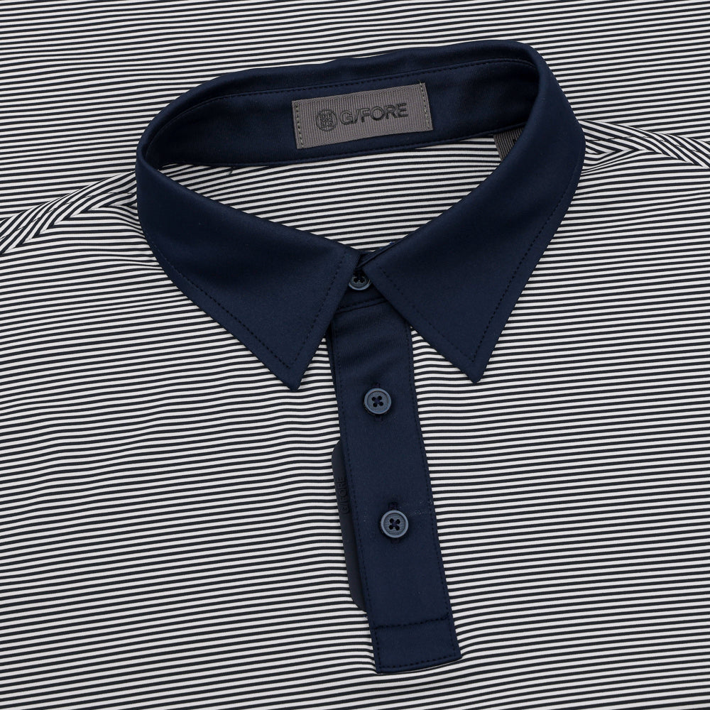 Feeder Stripe Fine Tech Jersey Polo