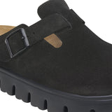 Women's Boston Chunky Sandals - Suede Leather