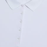 Women's Ribbed Tech Nylon Long Sleeve Polo