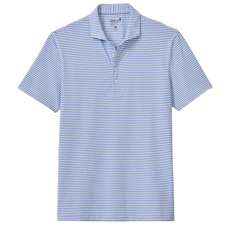 Performance Mesh Polo - Stetson Stripe - Fairway Styles