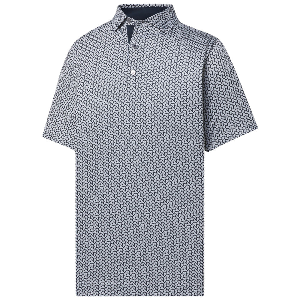 Citrus Print Lisle Polo