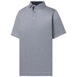 Citrus Print Lisle Polo