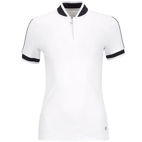 Women's The Annie 1/4 Zip Blade Collar Polo - Fairway Styles