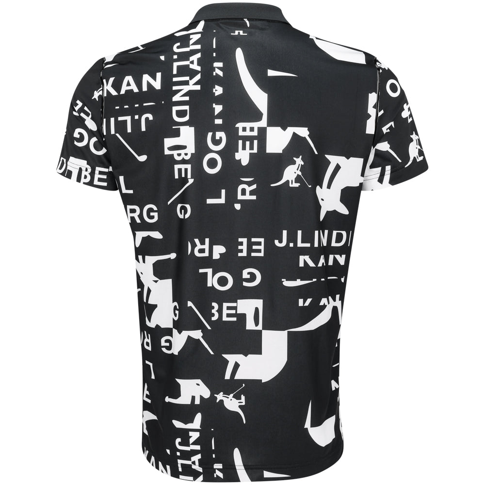 Miro Print 1/4 Zip Polo