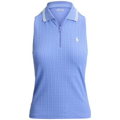 Women's Active Cable Sleeveless 1/4 Zip Polo - Fairway Styles