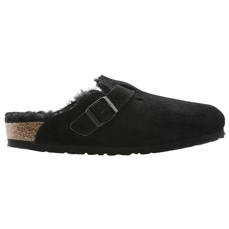 Women's Boston Shearling Sandals - Suede Leather - Fairway Styles