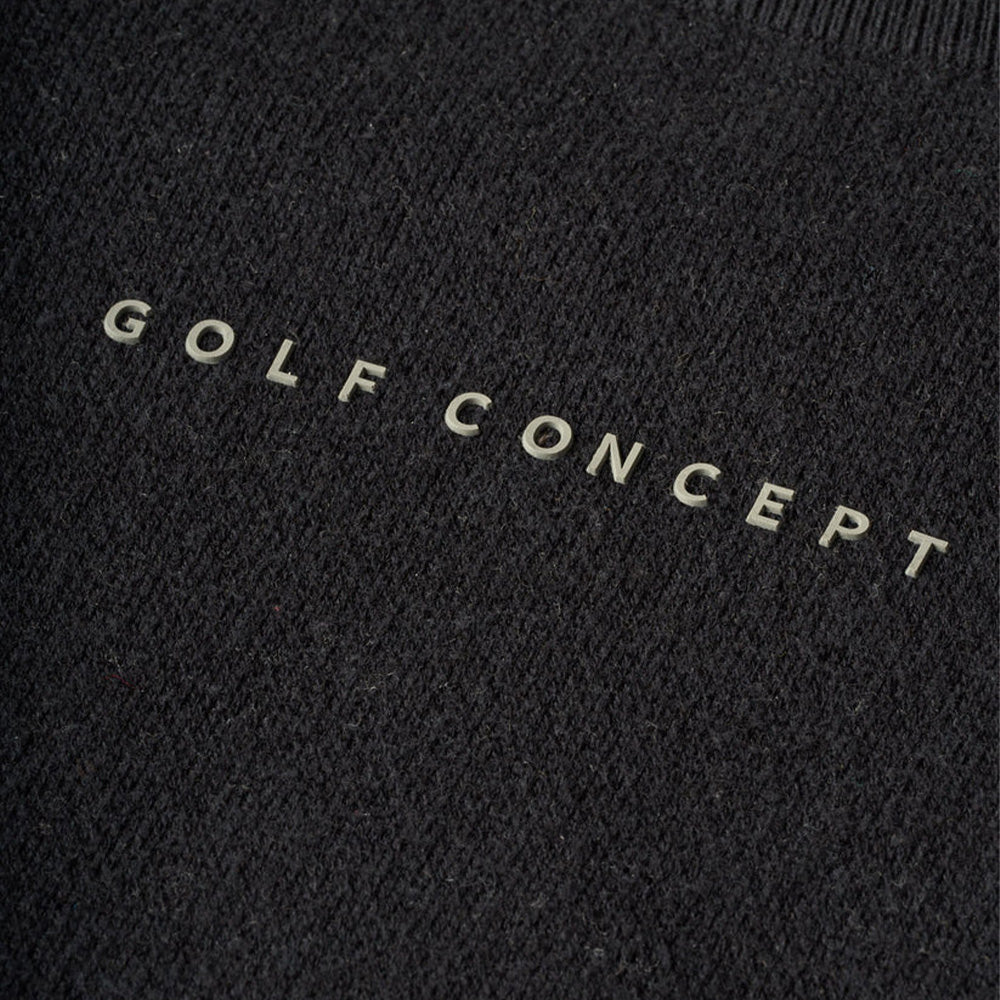 Women's Black Knit Intarsia Sweater
