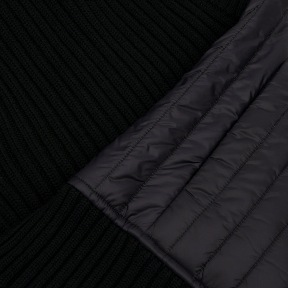 Women's Hybrid Quilted-Panel Wool Vest