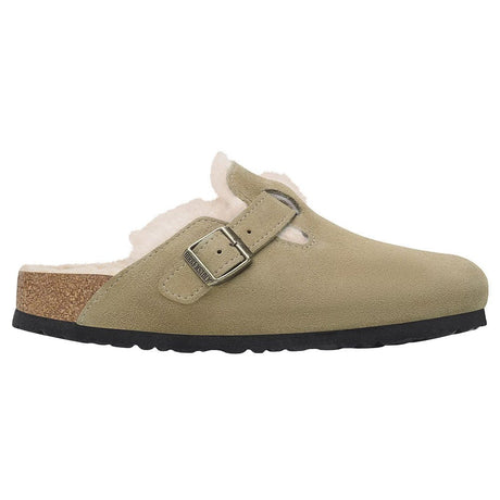 Women's Boston Shearling Sandals - Suede Leather - Fairway Styles