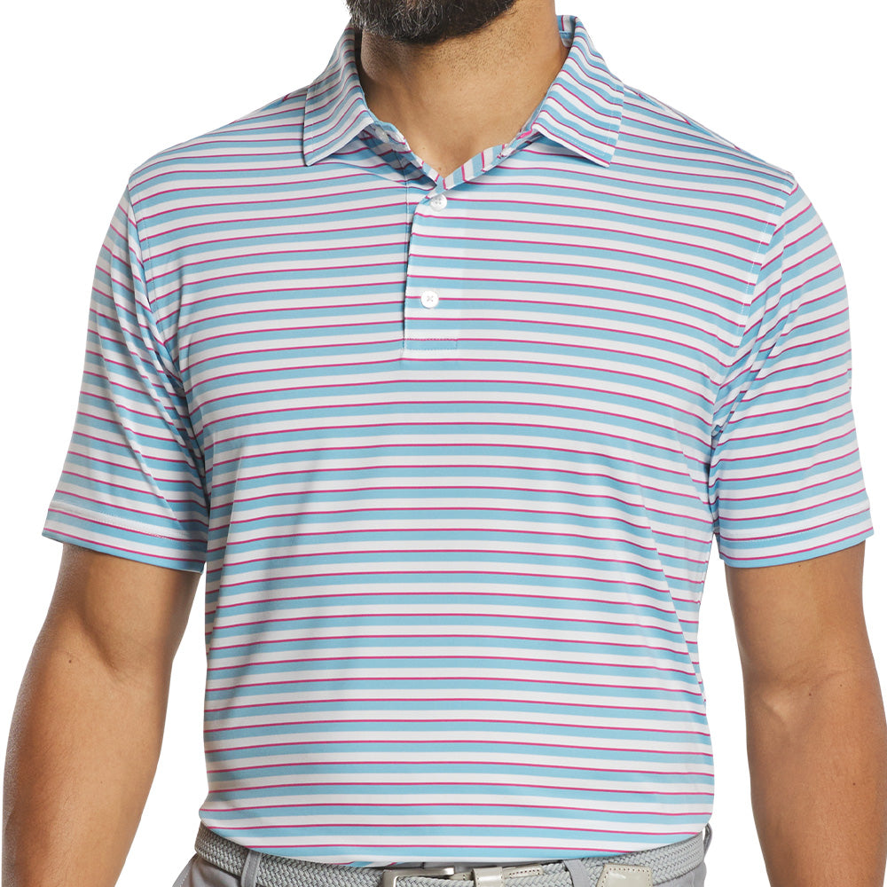 Monterey Lisle Tie Stripe Polo