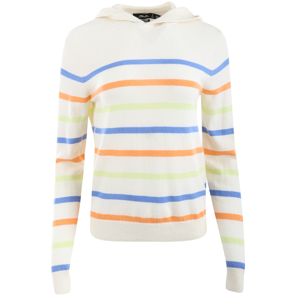 Women's Striped Cashmere Hoodie