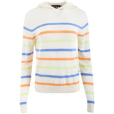 Women's Striped Cashmere Hoodie