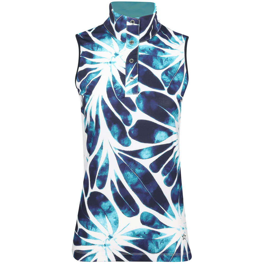 Women's The Zen Sleeveless Mock Neck Polo