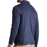 Brushed Cotton Long Sleeve Polo