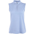 Women's Sleeveless 1/4 Zip Mock Neck Shirt - Fairway Styles