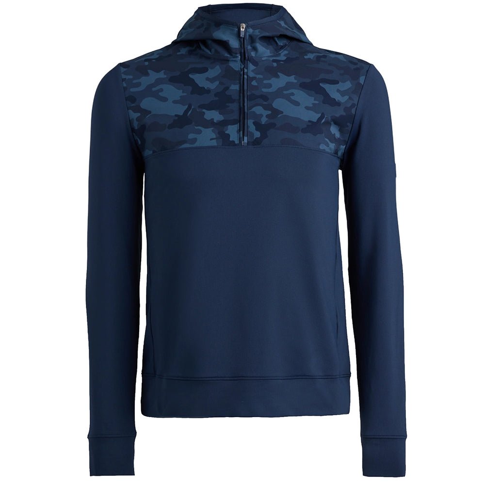 Camo Brushed Back Tech Terry 1/4 Zip Hoodie