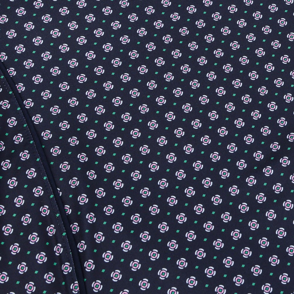 Women's Slim Fit Stretch Jersey 1/4 Zip Polo - Fairway Styles