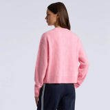 Women's Pointelle G Brushed Cashmere Crewneck Sweater