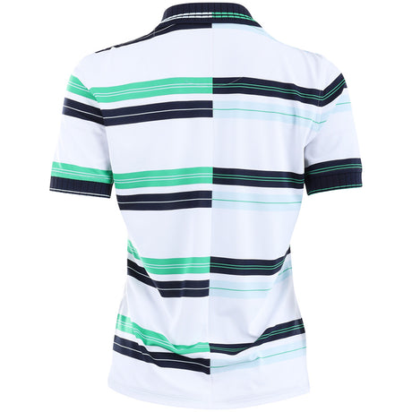 Women's Engineered Stripe Tech Pique Polo
