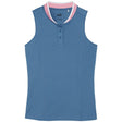 Women's Range Pique Sleeveless Blade Collar Polo - Fairway Styles