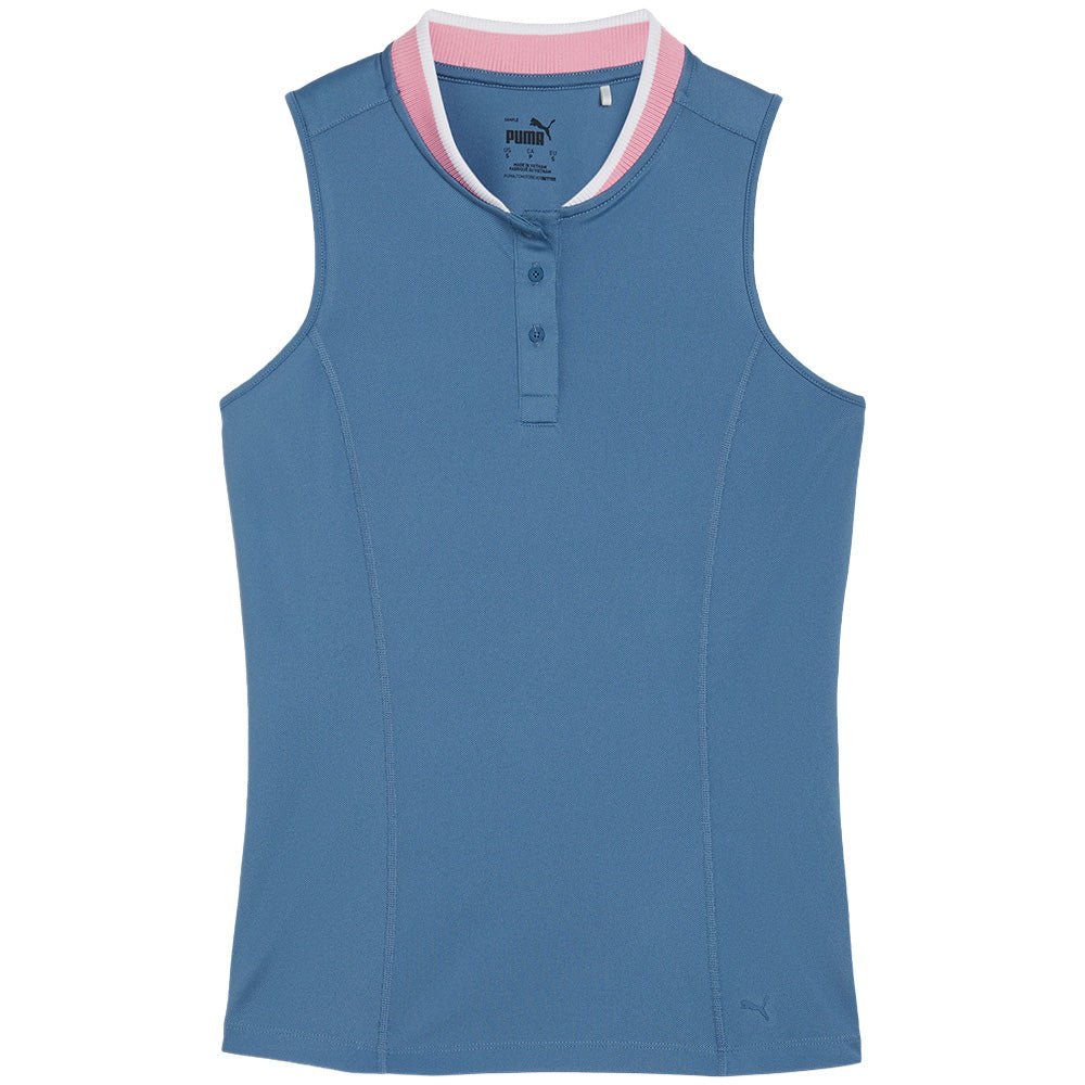 Women's Range Pique Sleeveless Blade Collar Polo - Fairway Styles
