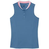 Women's Range Pique Sleeveless Blade Collar Polo - Fairway Styles
