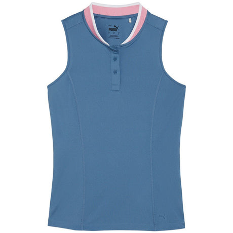 Women's Range Pique Sleeveless Blade Collar Polo - Fairway Styles