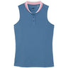 Women's Range Pique Sleeveless Blade Collar Polo - Fairway Styles