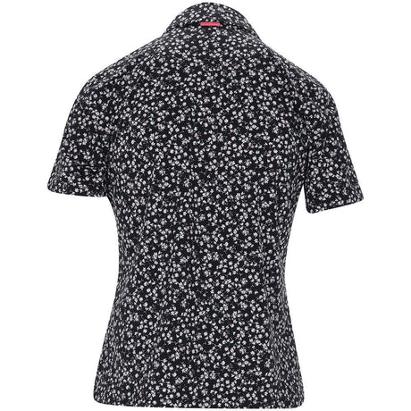 Women's Ditsy Floral Silky Tech Nylon Polo - Fairway Styles