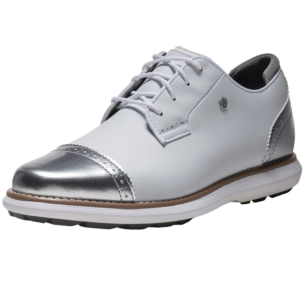 Women's Traditional Cap Toe Spikeless Golf Shoes