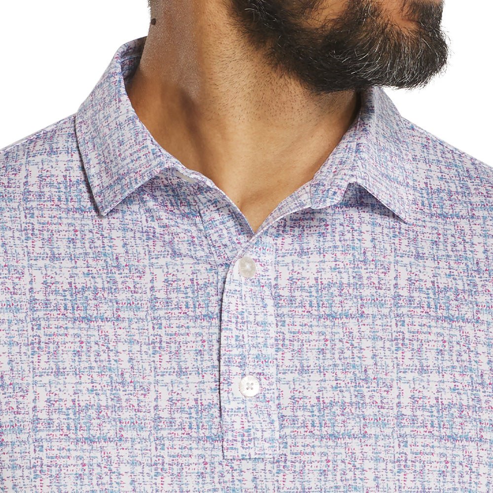 Tweed Print Polo - Fairway Styles