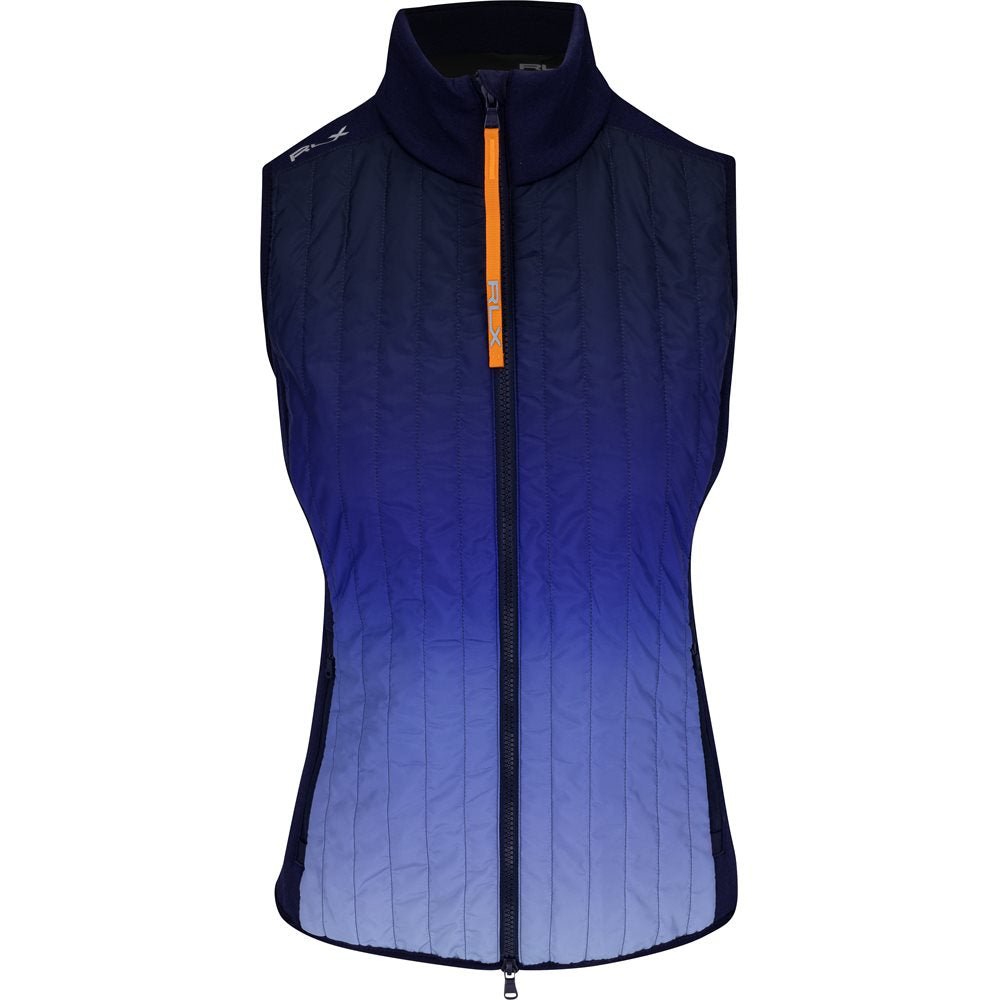 Women's Performance Cool Wool Nylon Full Zip Print Vest - Fairway Styles