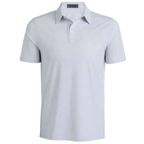 Fine Stretch Jacquard Polo - Fairway Styles