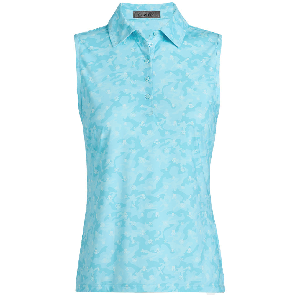 Women's Icon Camo Silky Tech Nylon Sleeveless Polo