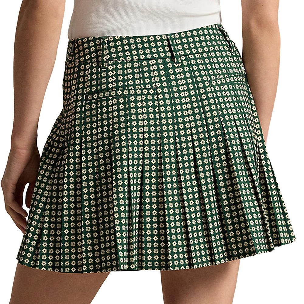 Women's Geo-Print Pleated Performance 15" Skort