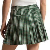 Women's Geo-Print Pleated Performance 15" Skort