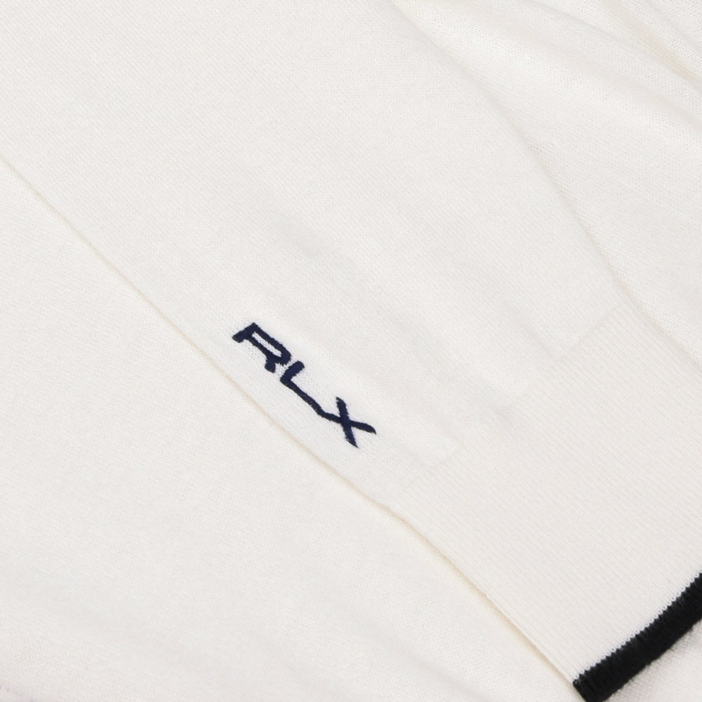 Women's Cotton-Blend Polo-Collar Cardigan