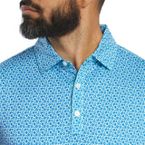 Allover Floral Lisle Polo