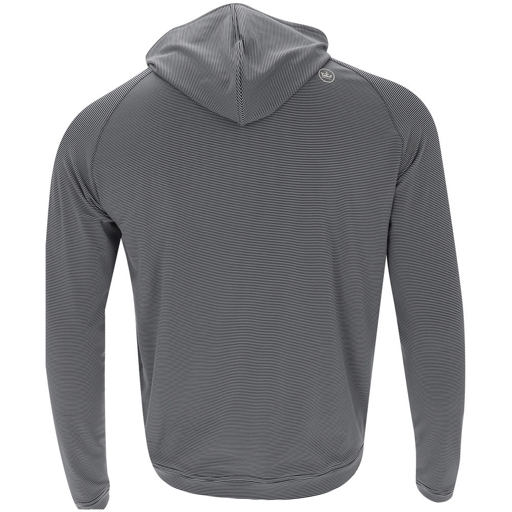 Pine Sugar Stripe Performance Hoodie - Fairway Styles