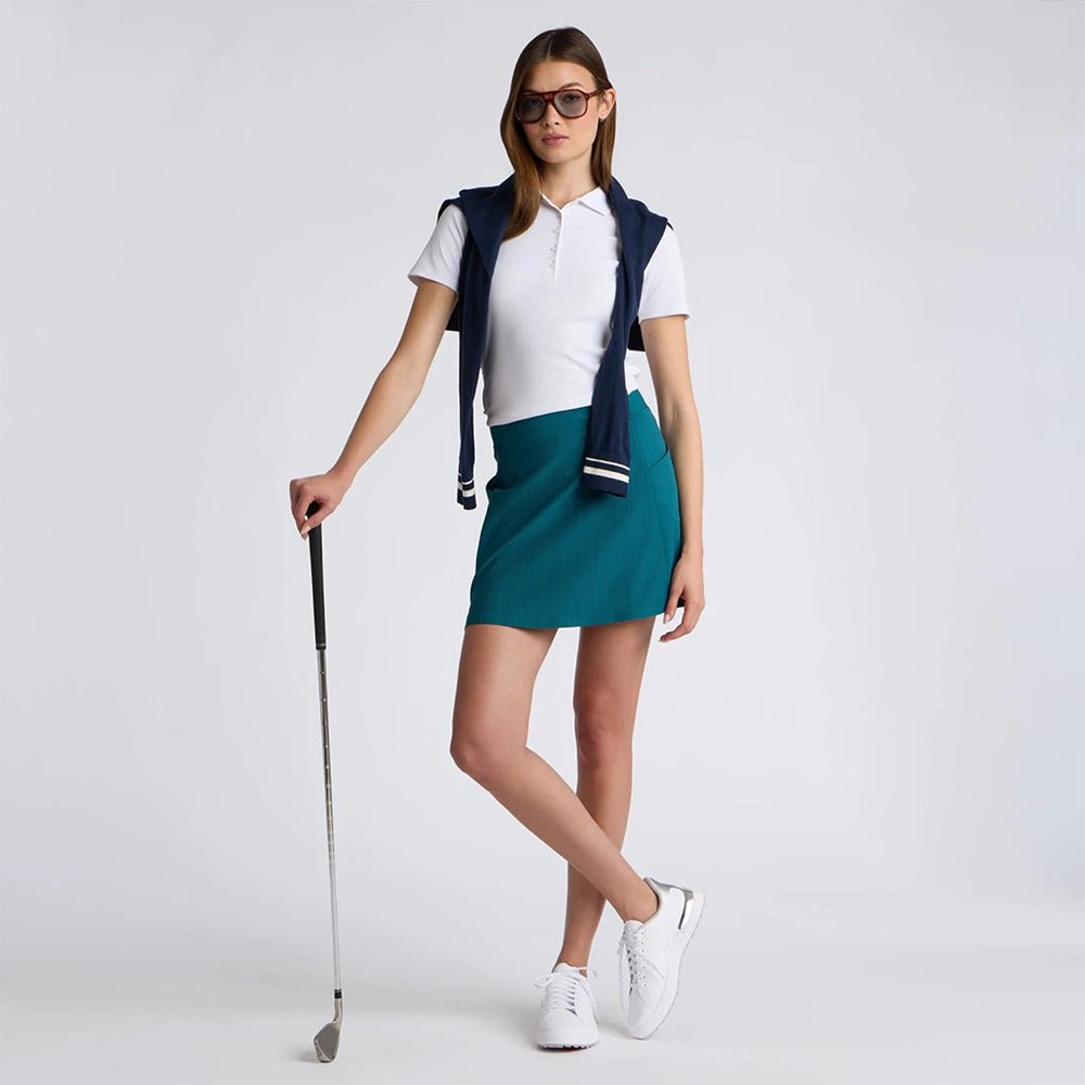 Women's 2-Tone Rib Knockout A-Line Skort