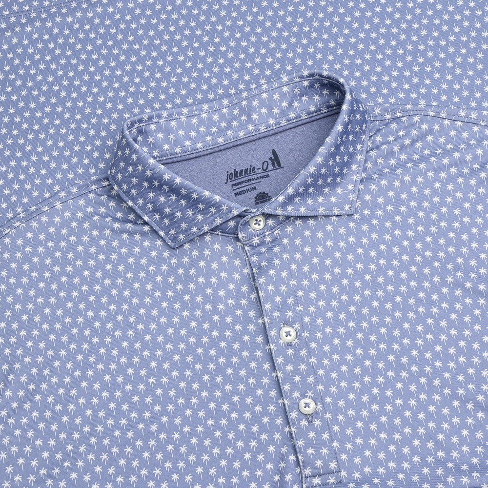 Performance Jersey Polo - Areca Palm Print