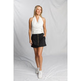Women's Gia Full Zipper Skirt - Fairway Styles