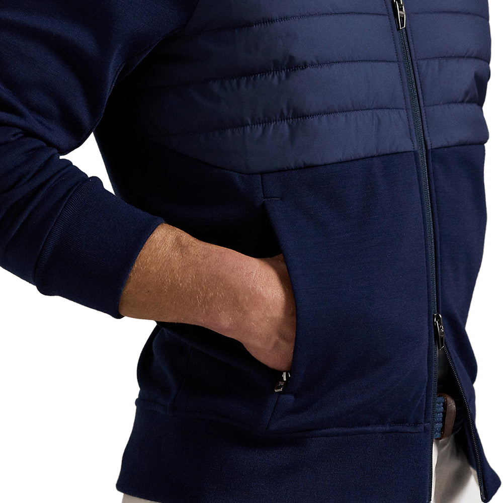 Hybrid Mock Neck Jacket