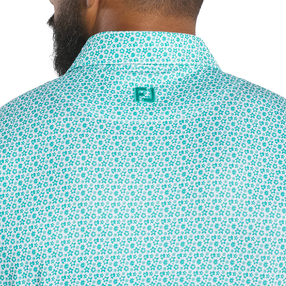 Allover Floral Lisle Polo