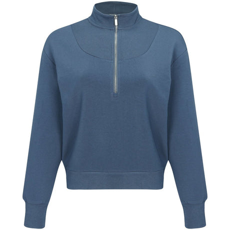 Women's Naomi Rib Knit 1/4 Zip Sweatshirt - Fairway Styles
